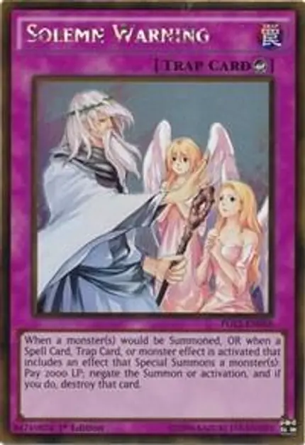 Solemn Warning