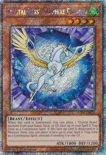 Crystal Beast Sapphire Pegasus