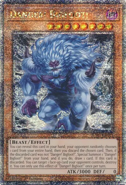 Danger! Bigfoot! (Alternate Art)