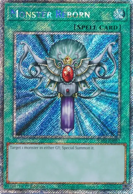 Monster Reborn (Platinum Secret Rare)