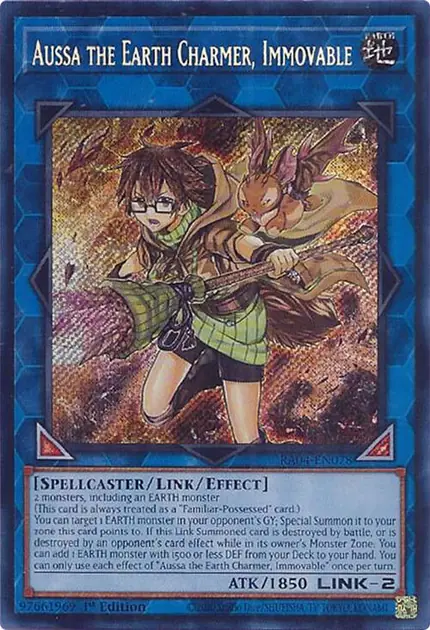 Aussa the Earth Charmer, Immovable (Secret Rare)