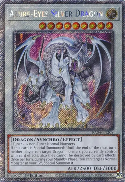 Azure-Eyes Silver Dragon (Platinum Secret Rare)