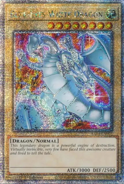 Blue-Eyes White Dragon (New Art)