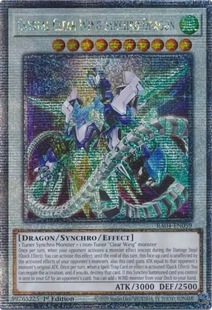 Crystal Clear Wing Synchro Dragon