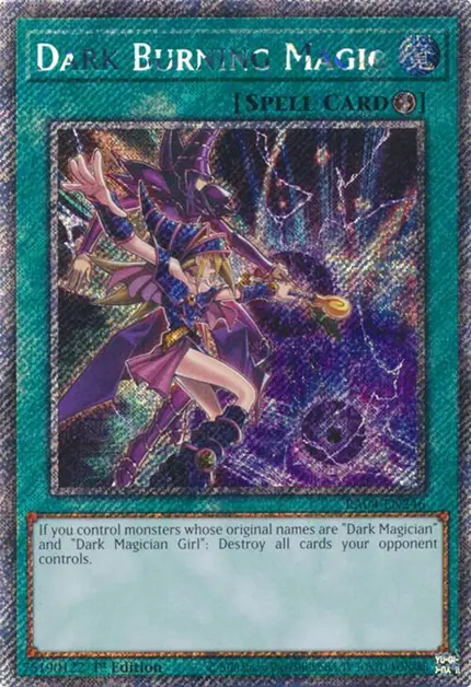 Dark Burning Magic (Platinum Secret Rare)