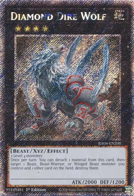 Diamond Dire Wolf (Platinum Secret Rare)