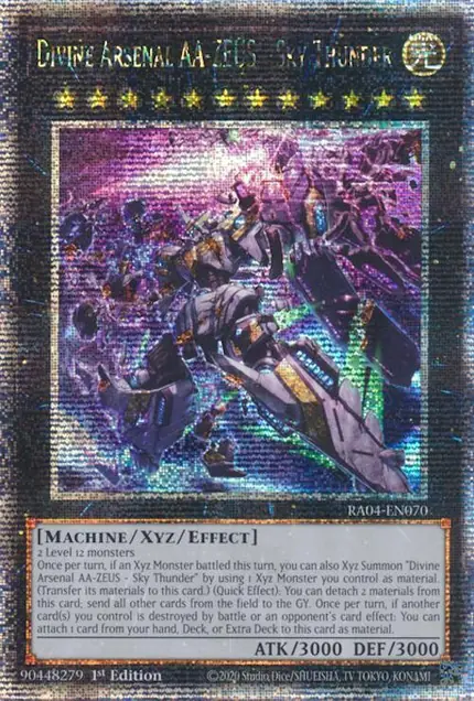 Divine Arsenal AA-ZEUS - Sky Thunder (New Art) (Quarter Century Secret Rare)