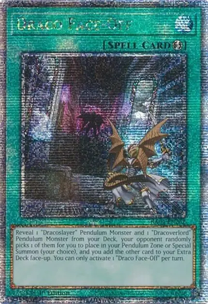Draco Face-Off (Quarter Century Secret Rare)
