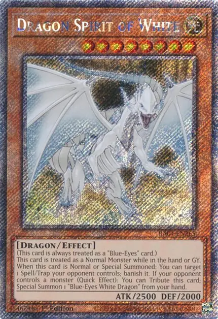 Dragon Spirit of White (Platinum Secret Rare)