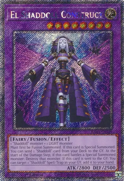 El Shaddoll Construct (Platinum Secret Rare)
