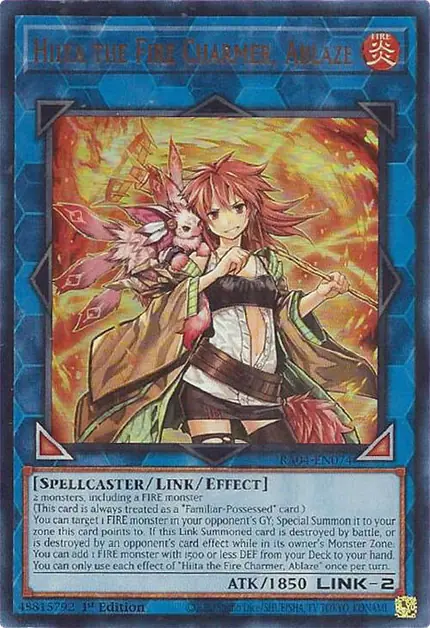 Hiita the Fire Charmer, Ablaze (UR)