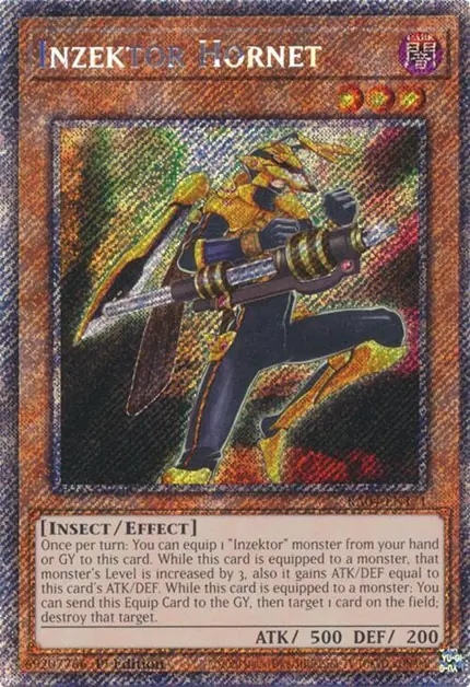 Inzektor Hornet (Platinum Secret Rare)