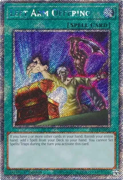 Left Arm Offering (Platinum Secret Rare)