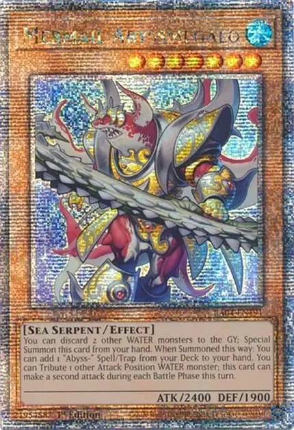 Mermail Abyssmegalo (Quarter Century Secret Rare)