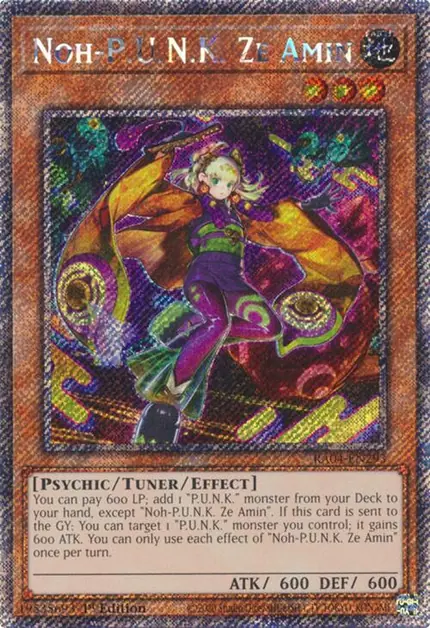 Noh-P.U.N.K. Ze Amin (Platinum Secret Rare)