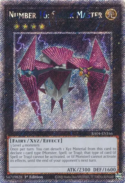 Number 16: Shock Master (Platinum Secret Rare)