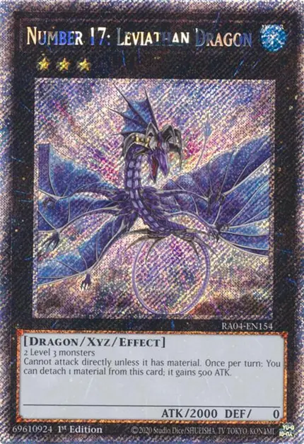 Number 17: Leviathan Dragon (Platinum Secret Rare)