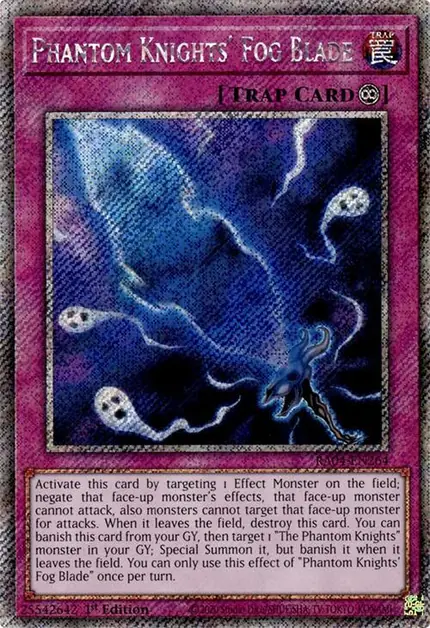 Phantom Knights' Fog Blade (Platinum Secret Rare)