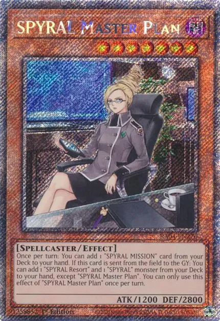 SPYRAL Master Plan (Platinum Secret Rare)