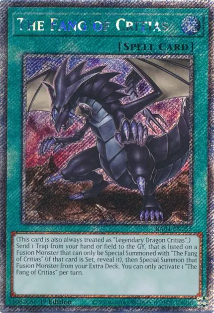 The Fang of Critias (Platinum Secret Rare)