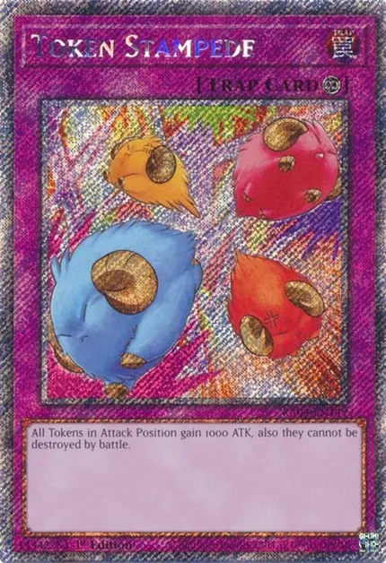 Token Stampede (Platinum Secret Rare)
