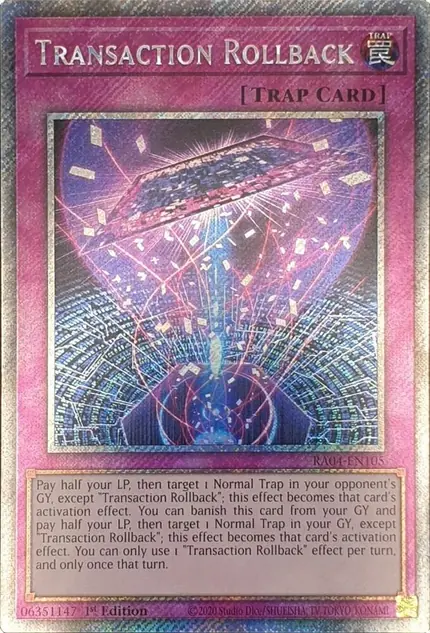 Transaction Rollback (Platinum Secret Rare)