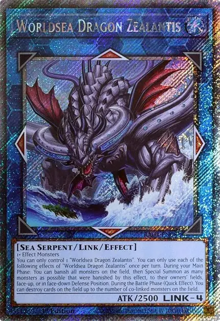 Worldsea Dragon Zealantis (Platinum Secret Rare)
