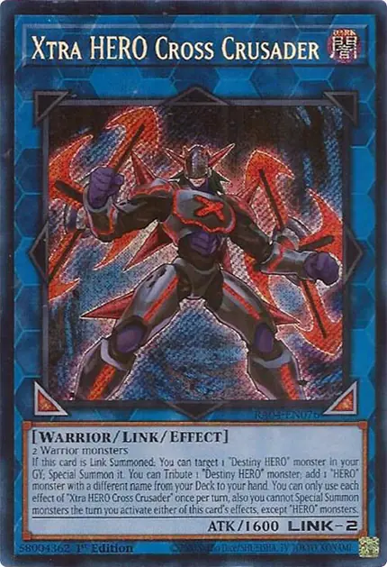 Xtra HERO Cross Crusader (Secret Rare)