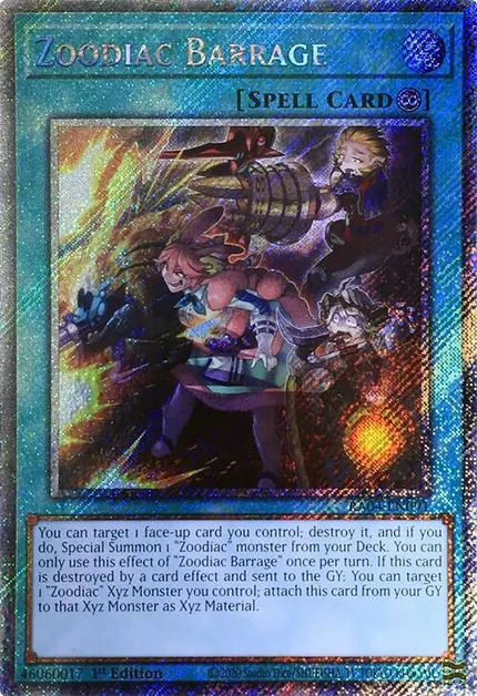Zoodiac Barrage (Platinum Secret Rare)