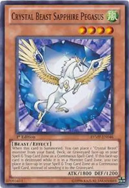 Crystal Beast Sapphire Pegasus