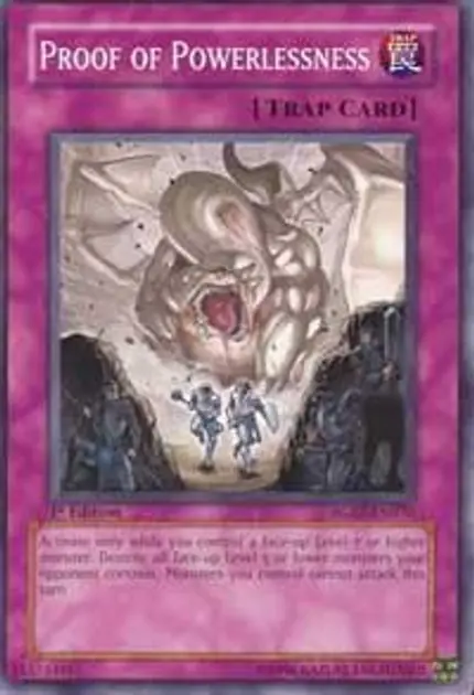 Proof of Powerlessness