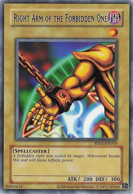 Right Arm of the Forbidden One