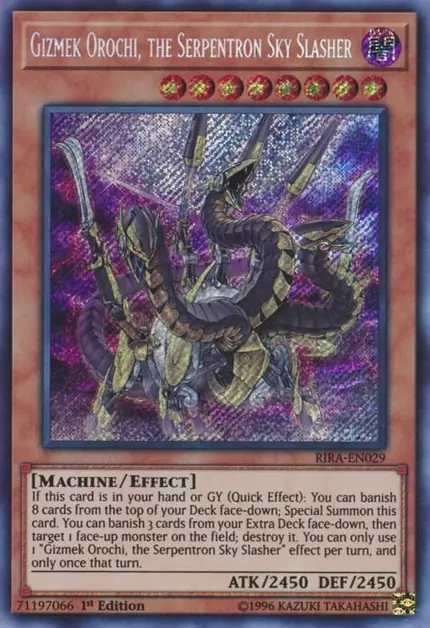 Gizmek Orochi, the Serpentron Sky Slasher