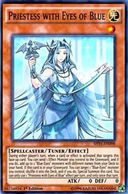 Priestess with Eyes of Blue