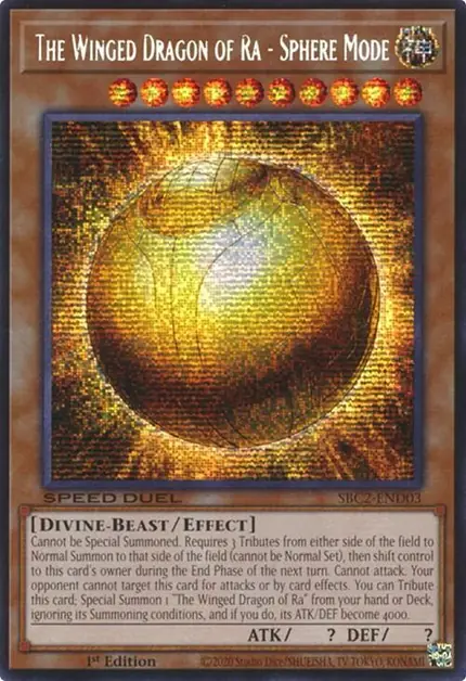The Winged Dragon of Ra - Sphere Mode (PSR)