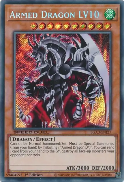 Armed Dragon LV10 (Secret Rare)