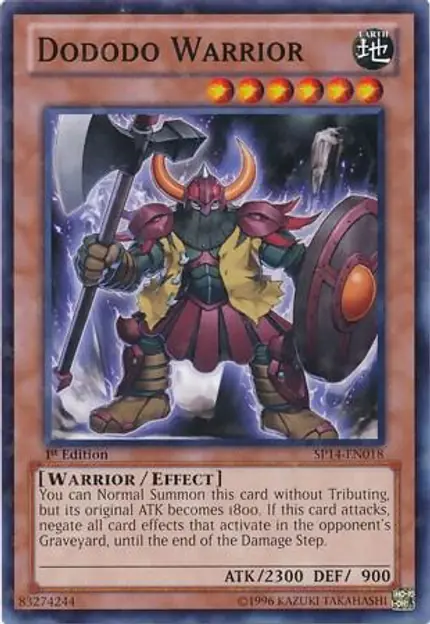 Dododo Warrior (Starfoil)