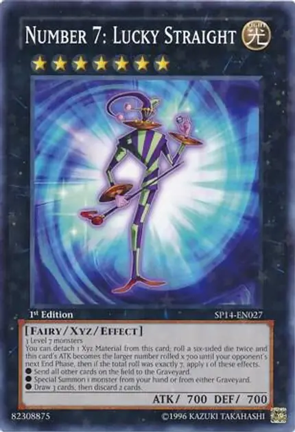 Number 7: Lucky Straight (Starfoil)