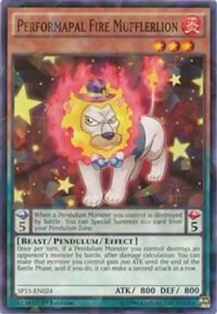 Performapal Fire Mufflerlion (Shatterfoil)