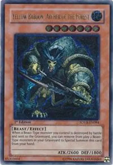 Yellow Baboon, Archer of the Forest (UTR)