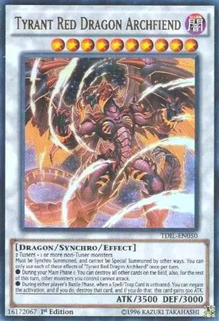 Tyrant Red Dragon Archfiend