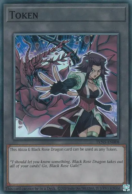 Token: Akiza & Black Rose Dragon
