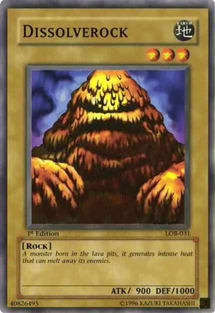 Dissolverock